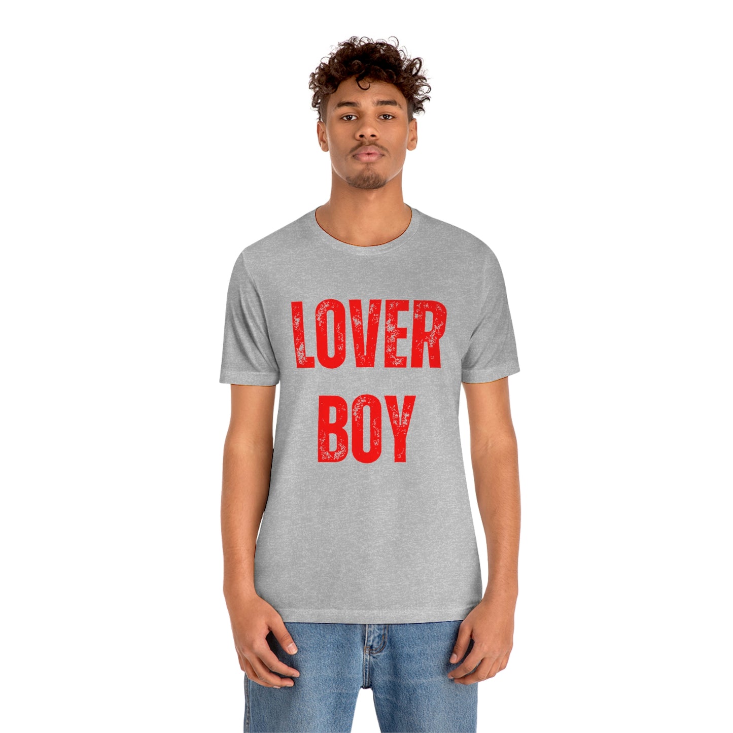 Men's Lover Boy Valentine Shirt Unisex Jersey Short Sleeve Tee