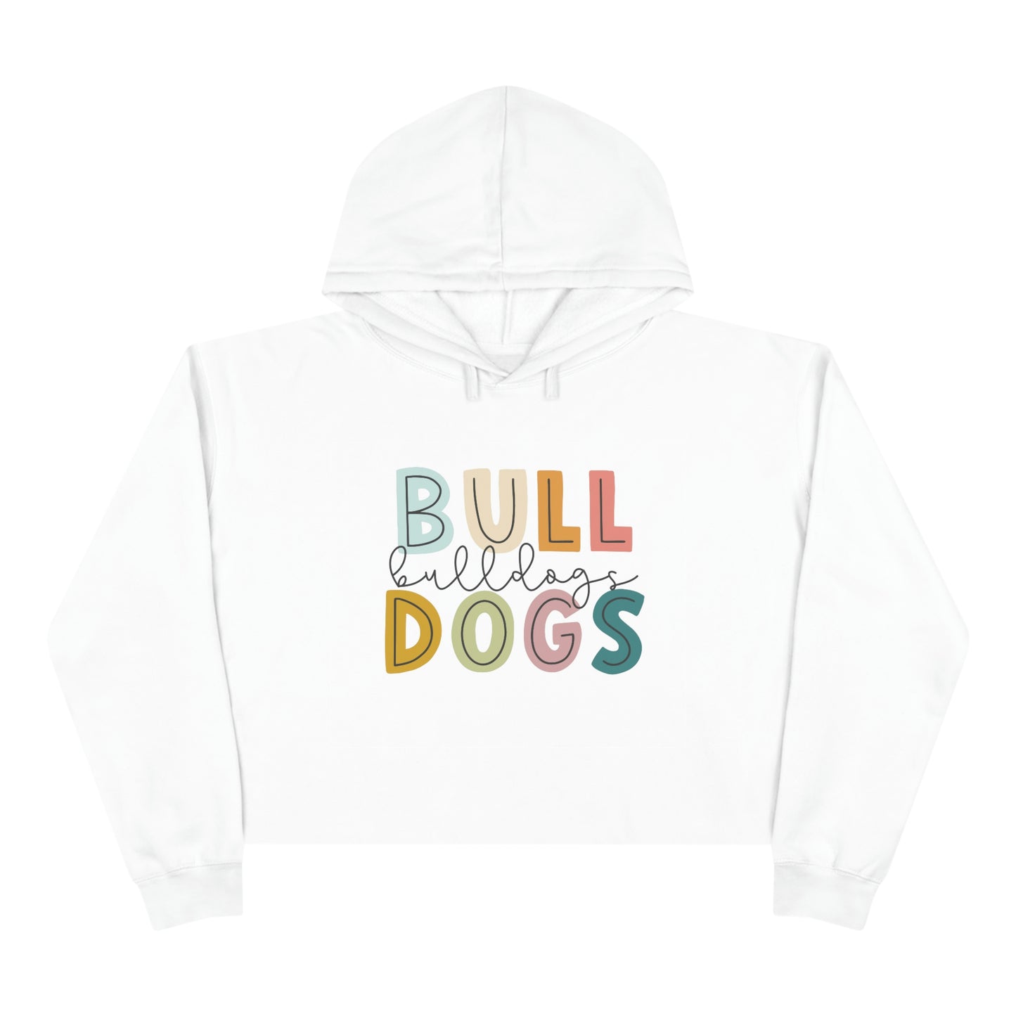 Bulldogs Crop Hoodie