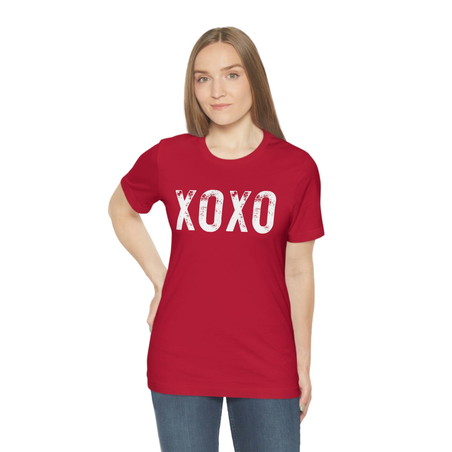 XOXO Valentine Shirt Unisex Jersey Short Sleeve Tee