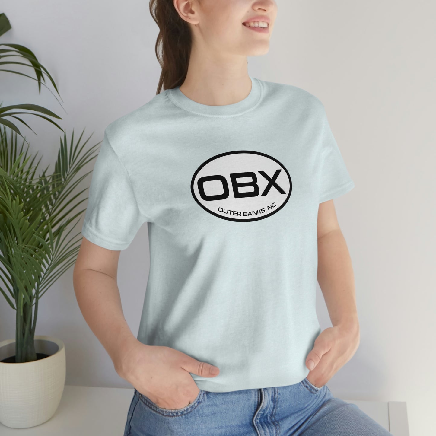 Outer Banks OBX Bella+Canvas 3001 Unisex Jersey Short Sleeve Tee